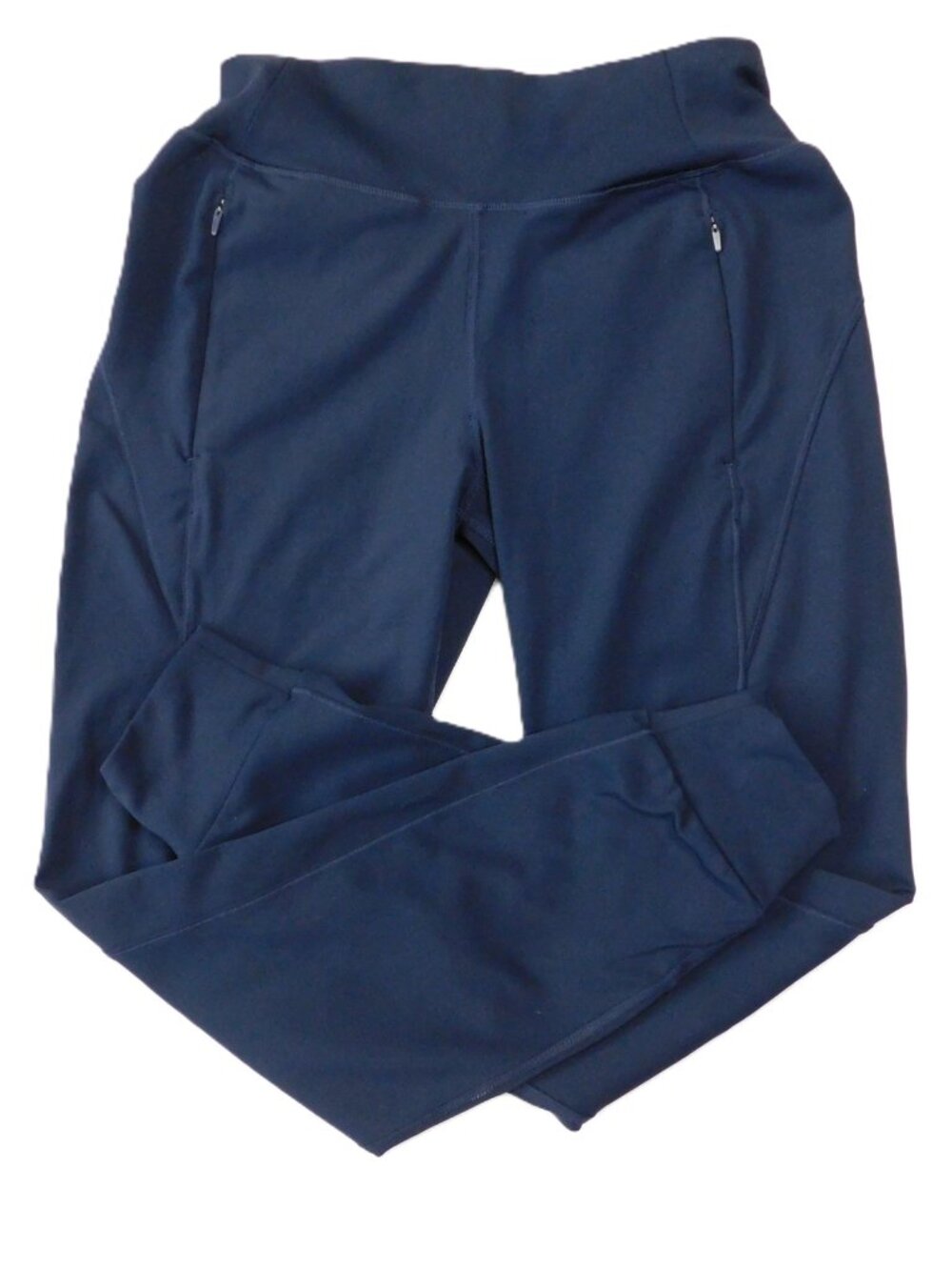 Quince Navy Blue Whistler High Rise Pocket Thermal Cropped Legging Joggers | XS